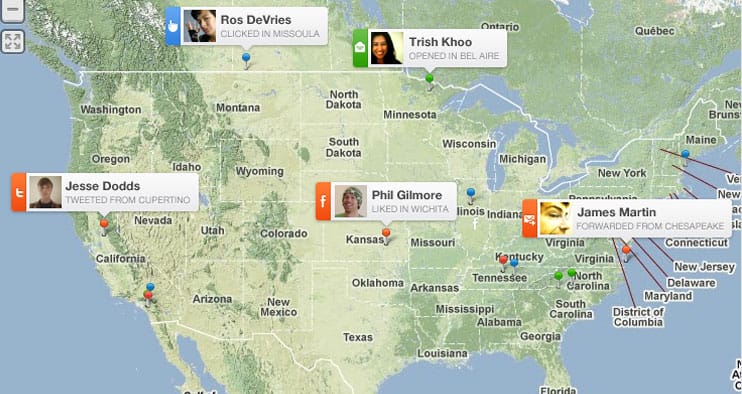Campaign Monitor Email Map Campaign Monitor email map