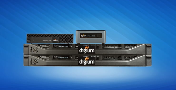 Photo of Digium's scalable hardware products Photo of Digium's scalable hardware products