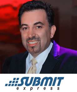 Pierre Zarokian, President, Submit Express Headshot of Pierre Zarokian