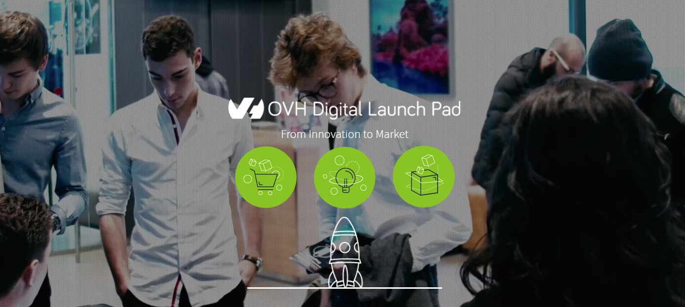 Screenshot of Digital Launch Pad page on OVH website Screenshot of Digital Launch Pad page on OVH website