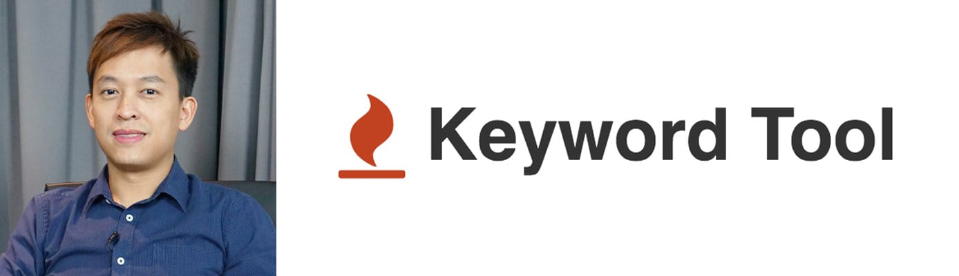 Khai Yong, Head of Growth at Keyword Tool, and company logo Khai Yong, Head of Growth at Keyword Tool, and company logo