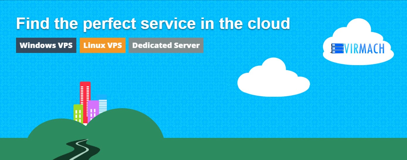 Graphic depicting VirMach cloud services Graphic depicting VirMach cloud services