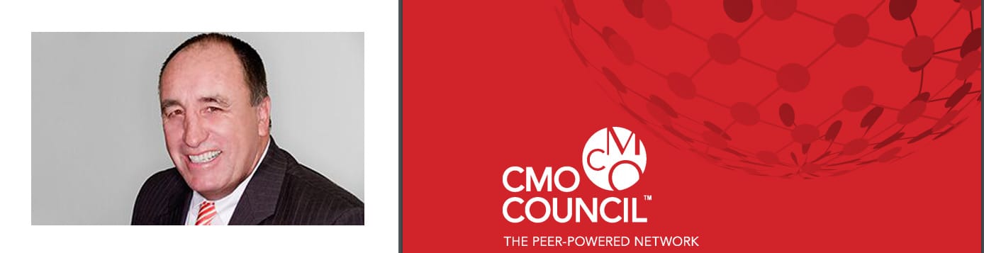 CMO Council Executive Director Donovan Neale-May and logo CMO Council Executive Director Donovan Neale-May and logo