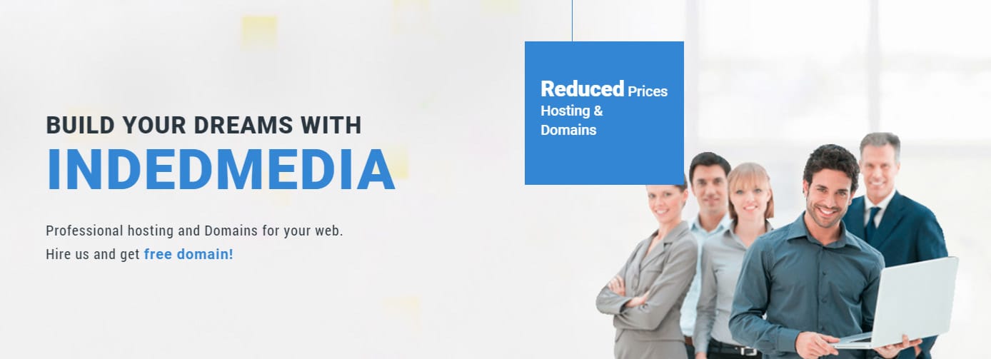 Screenshot from IndedMedia homepage Screenshot from IndedMedia homepage