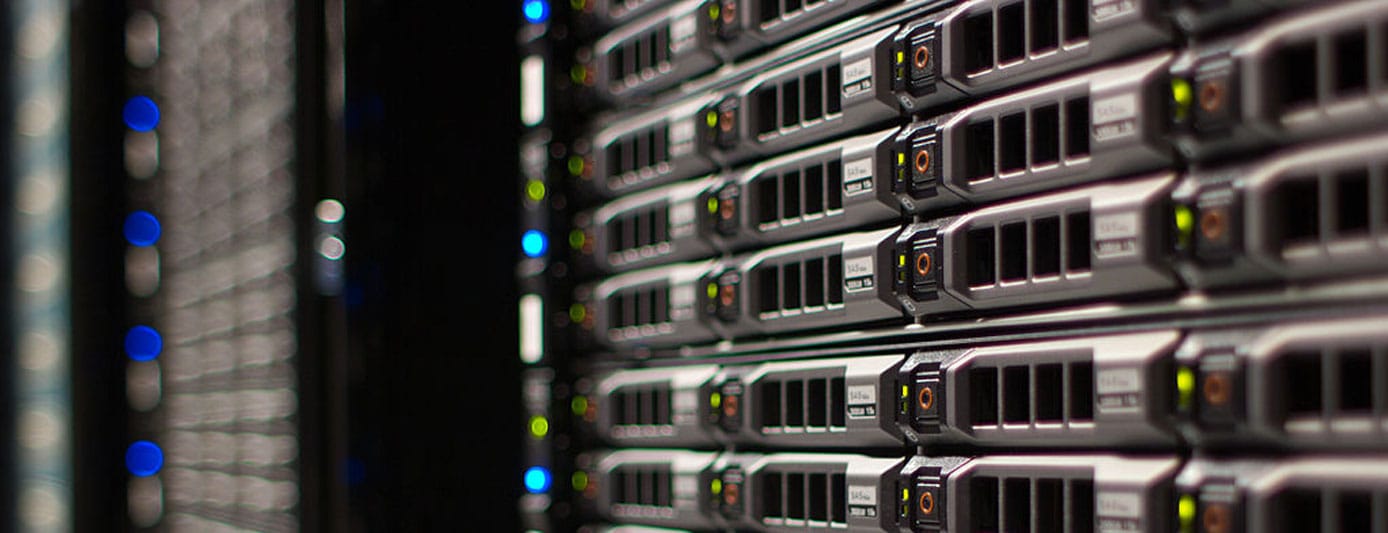 Image of servers in a datacenter Image of servers in a datacenter