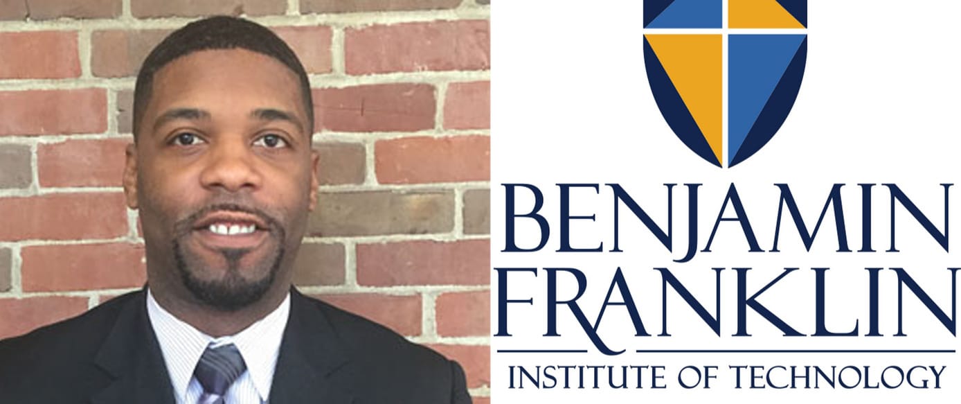 The BFIT logo and promotional imagery Calvin Conyers, Director of Admissions at BFIT, and the school's logo