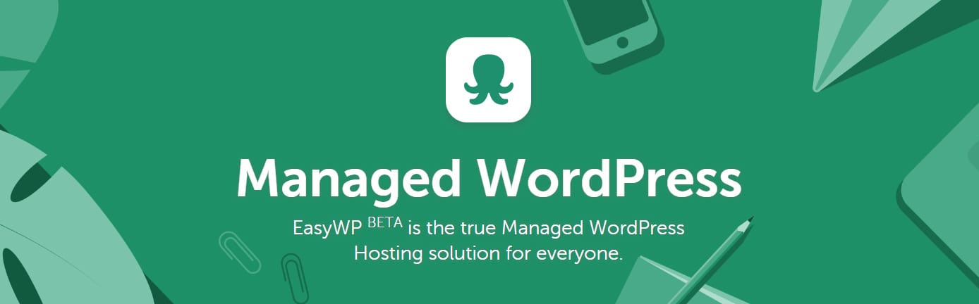 Screenshot of EasyWP Managed WordPress banner Screenshot of EasyWP Managed WordPress banner