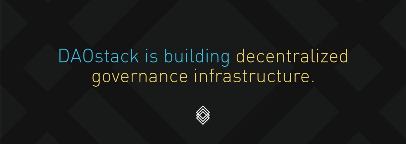 DAOstack banner DAOstack banner