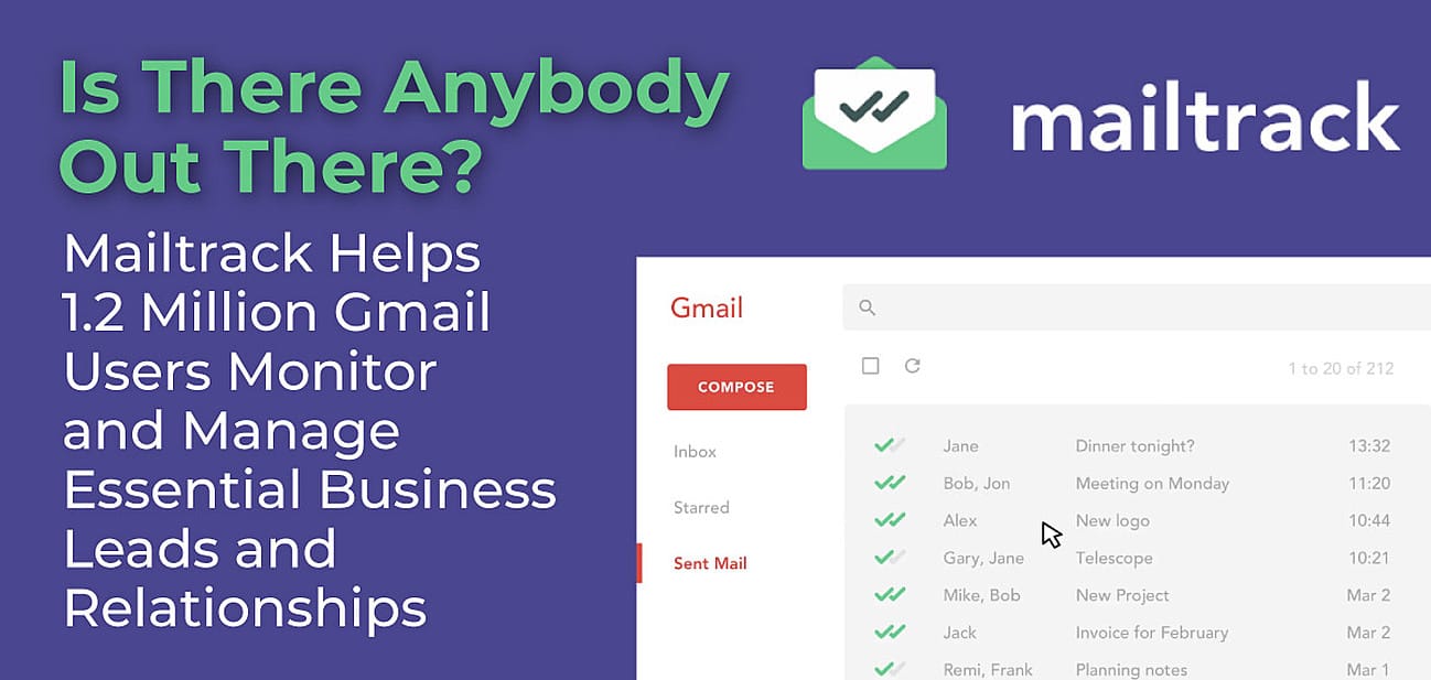 Is There Anybody Out There Mailtrack Helps 1 2 Million Gmail Images, Photos, Reviews