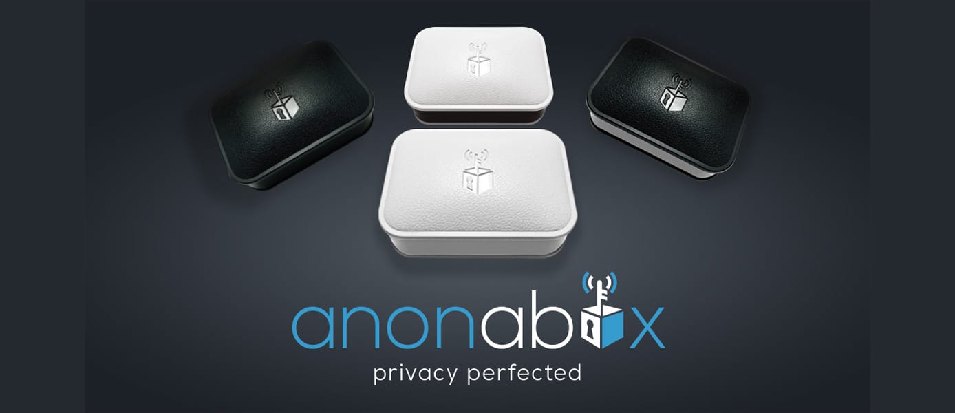Anonabox logo and devices Anonabox logo and devices