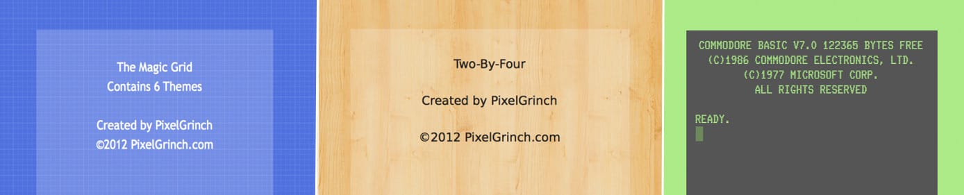 Theme examples Theme examples