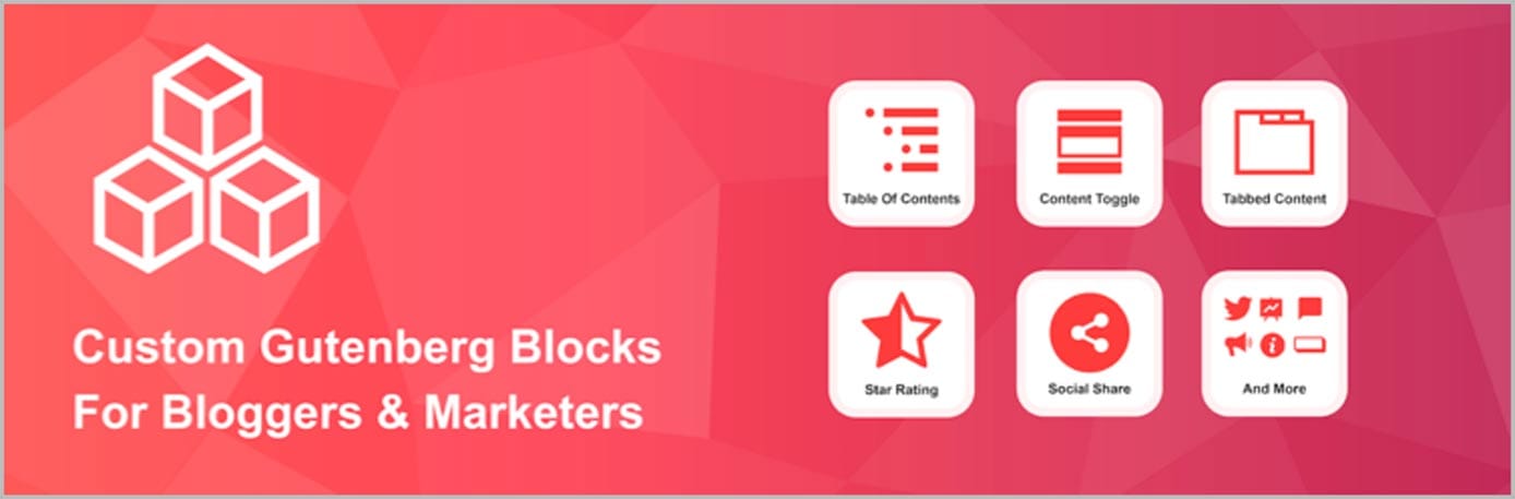 Promotional graphic of Custom Gutenberg Blogs product Promotional graphic of Custom Gutenberg Blogs product