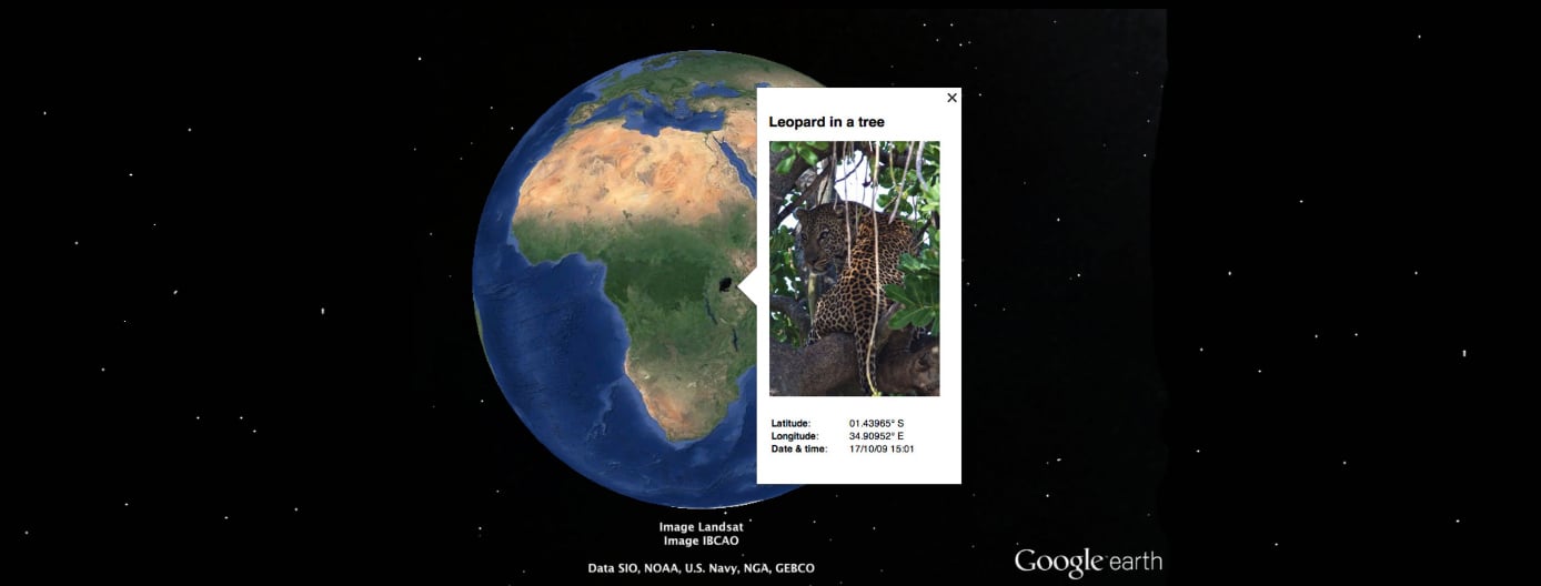 A screenshot of a HoudahGeo export to Google Earth A screenshot of a HoudahGeo export to Google Earth
