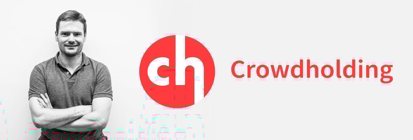 Crowdholding CEO and logo Crowdholding CEO and logo