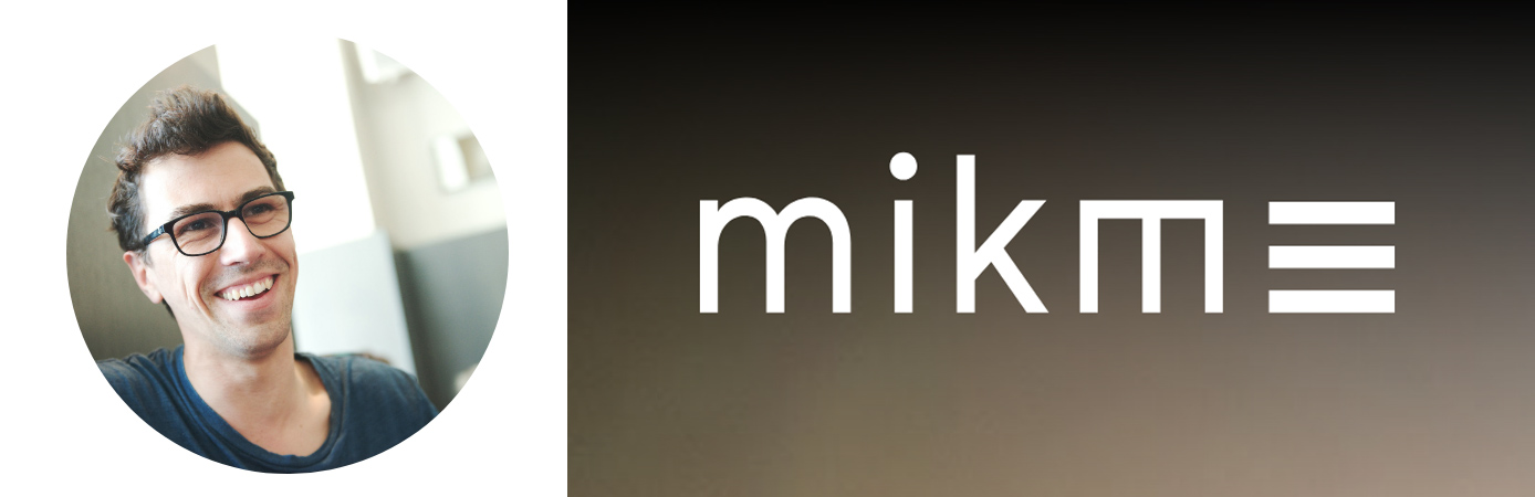 Philipp Sonnleitner, Founder & CEO of Mikme, and company logo Philipp Sonnleitner, Founder & CEO of Mikme, and company logo