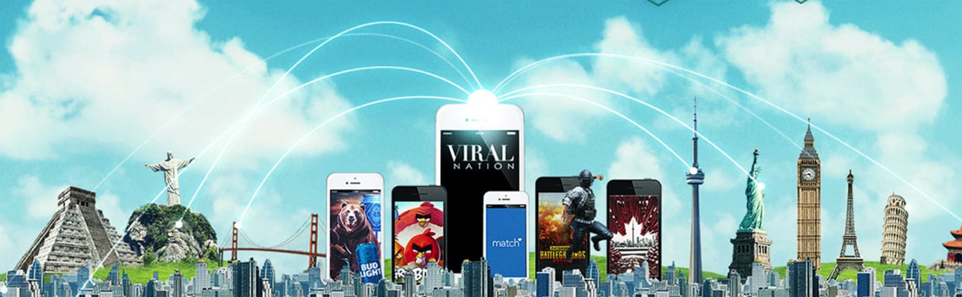 Viral Nation graphic depicting reach Viral Nation graphic depicting reach