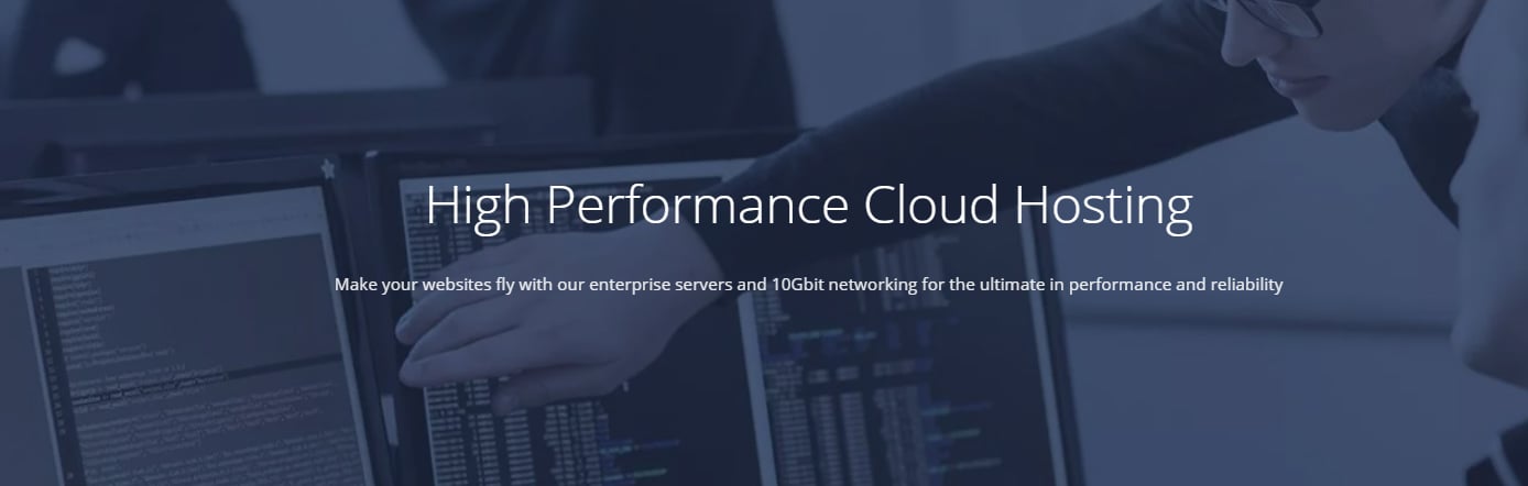Screenshot of OneHost Cloud banner Screenshot of OneHost Cloud banner