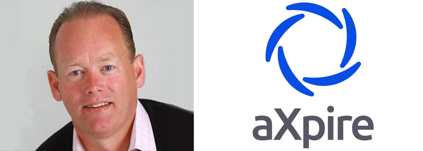 Gary R. Markham, CEO of aXpire, and logo Gary R. Markham, CEO of aXpire, and logo