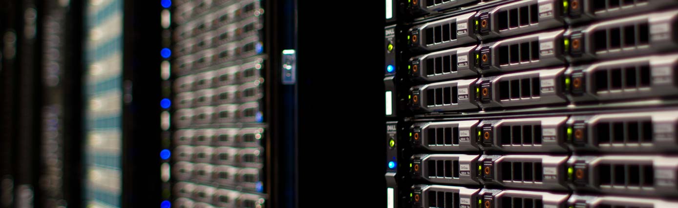 Image of servers in a datacenter Image of servers in a datacenter