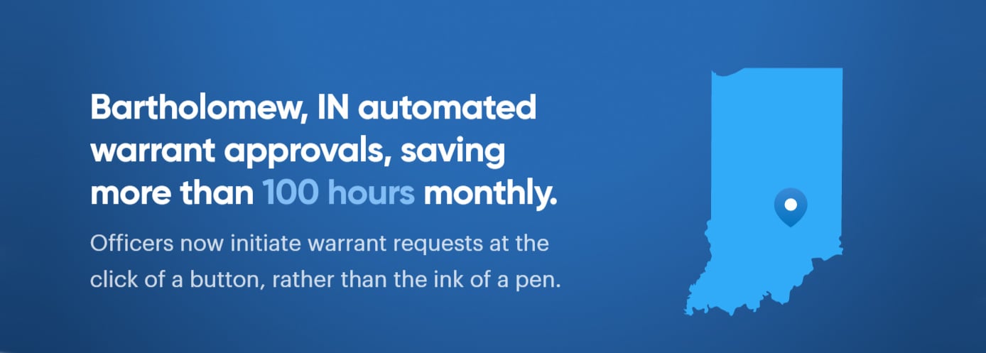 Bartholomew, IN, automated warrant approvals Bartholomew, IN, automated warrant approvals